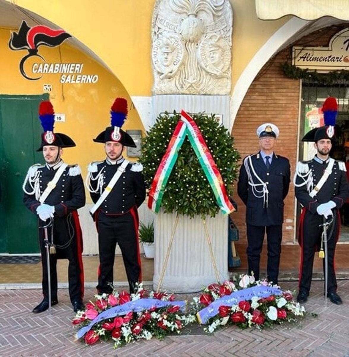 La commemorazione dei carabinieri Fortunato Arena e Claudio Pezzuto