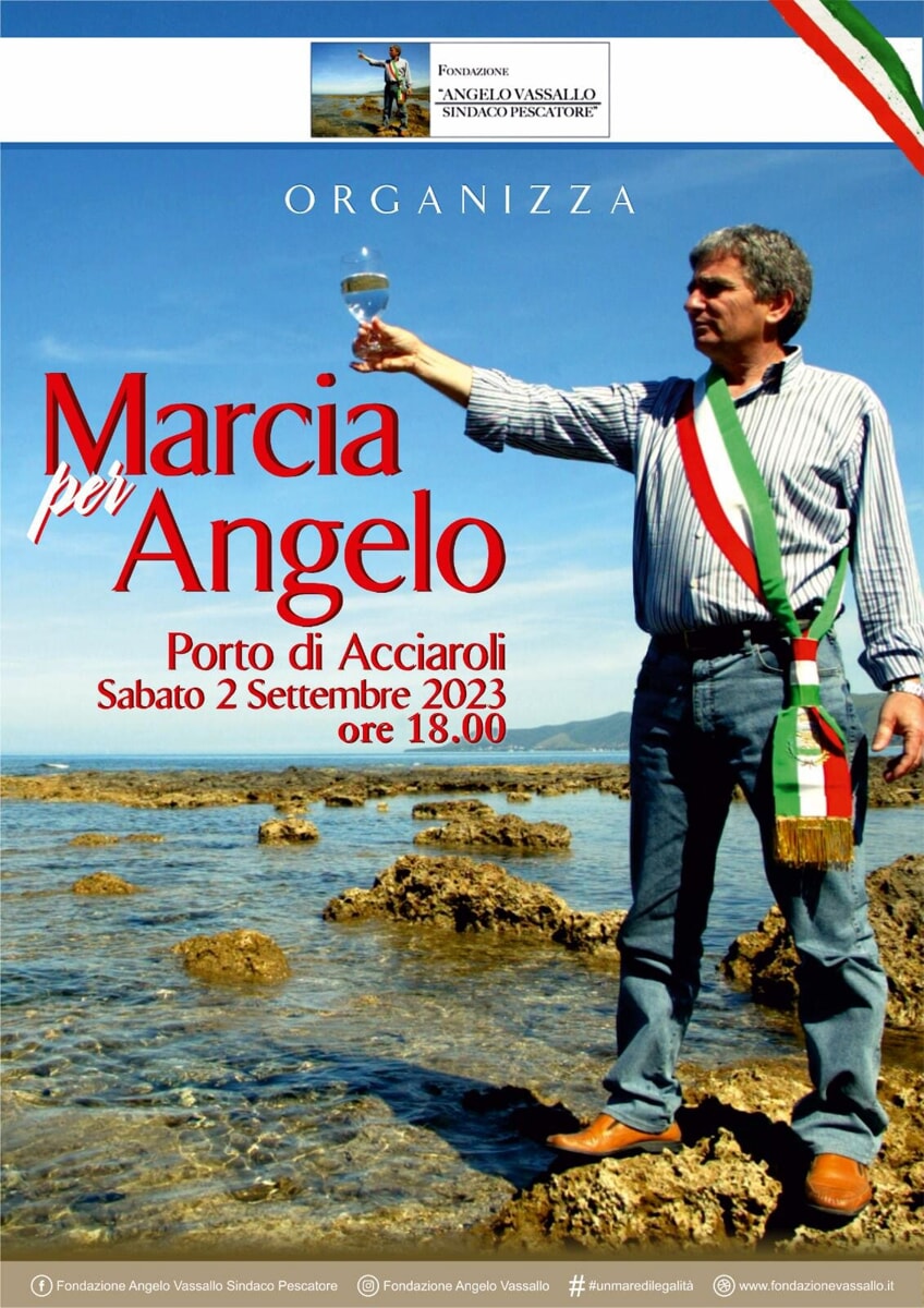Marcia della legalità: il prossimo 2 settembre la fondazione Angelo Vassallo ricorda il “sindaco pescatore”