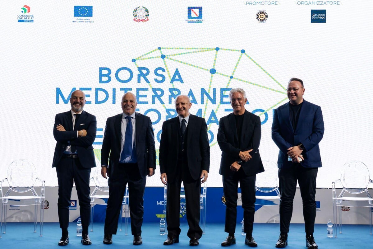 Borsa Mediterranea Formazione Lavoro: l’appello di De Luca, l’impegno di Dourigon