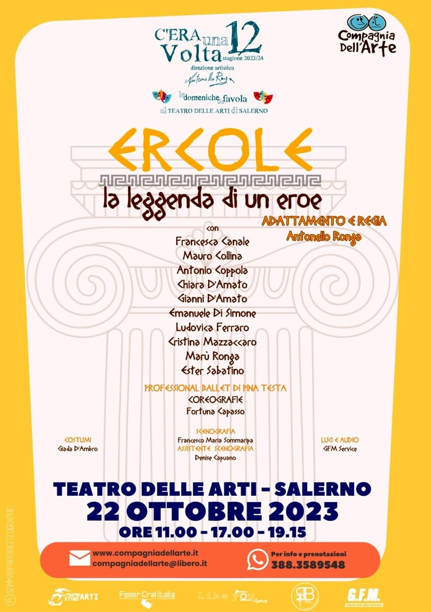 “Ercole-La leggenda di un eroe” in scena al Teatro delle Arti