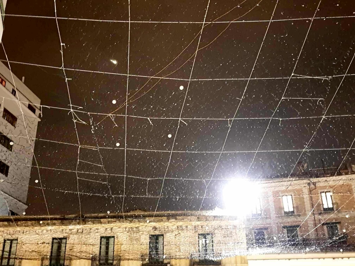 Luci d’Artista: completata “la rete marina” che accoglierà le meduse, luci sugli alberi in via Roma