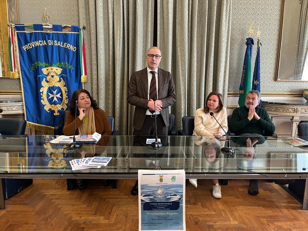 Ambiente e sostenibilità, presentato in provincia il progetto “Think Renewable”