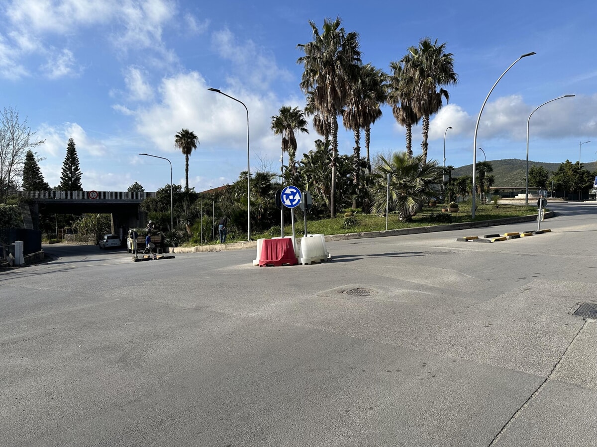 Castellabate, iniziano i lavori della rotatoria all’ingresso di Santa Maria