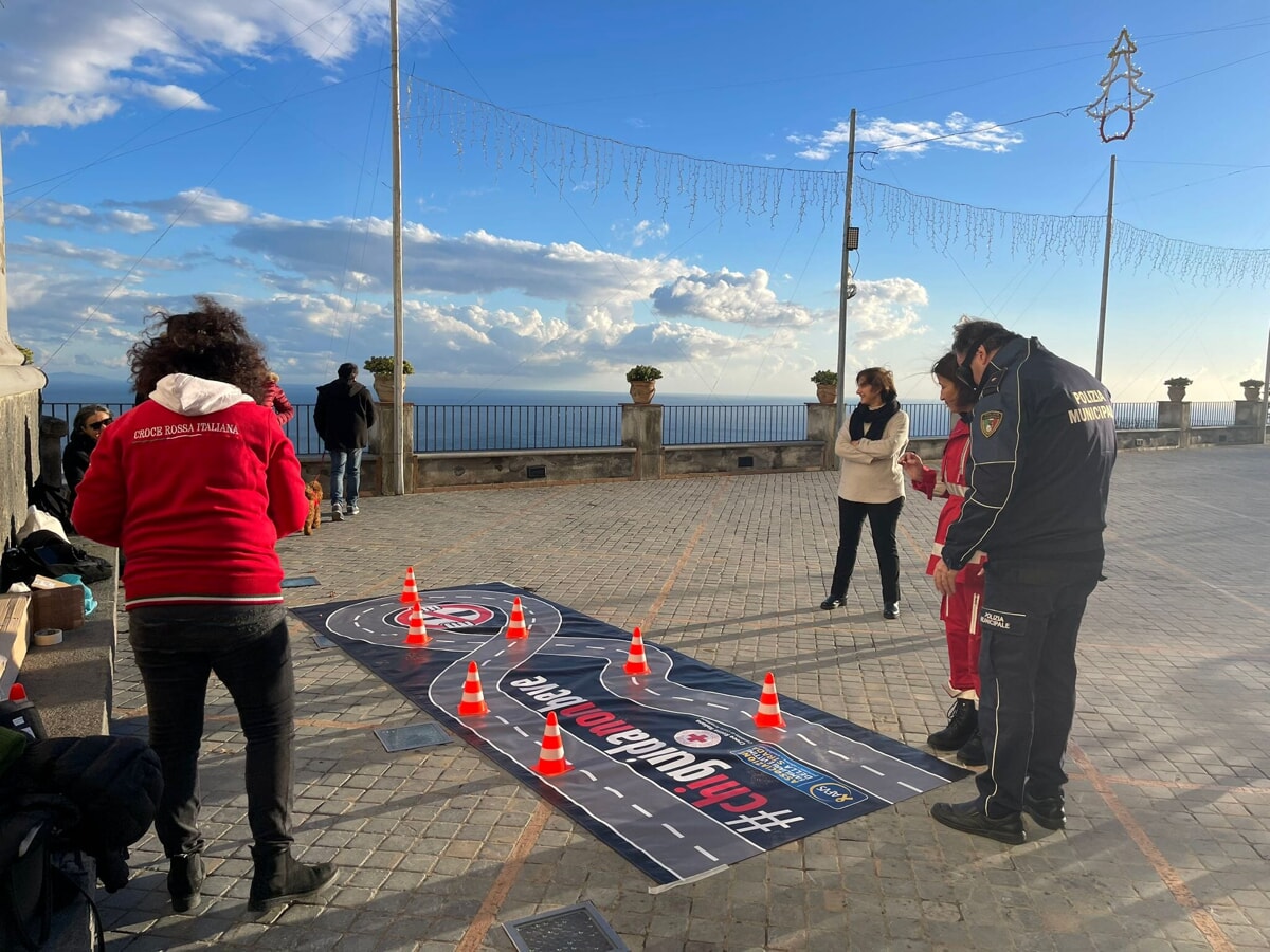 “Coloriamo la strada”: l’iniziativa della Croce Rossa ad Amalfi
