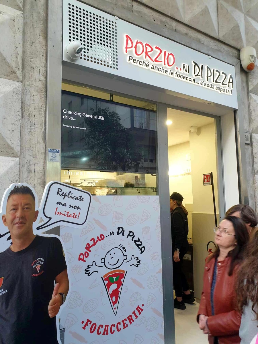 Curiosità: apre i battenti sul Corso “Porzio…ni di pizza”