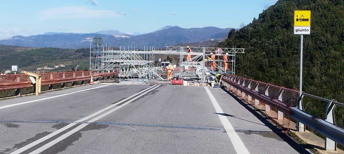 Cilentana: riaperto entro il 29 marzo il viadotto Acquarulo, soddisfatto Ferrante