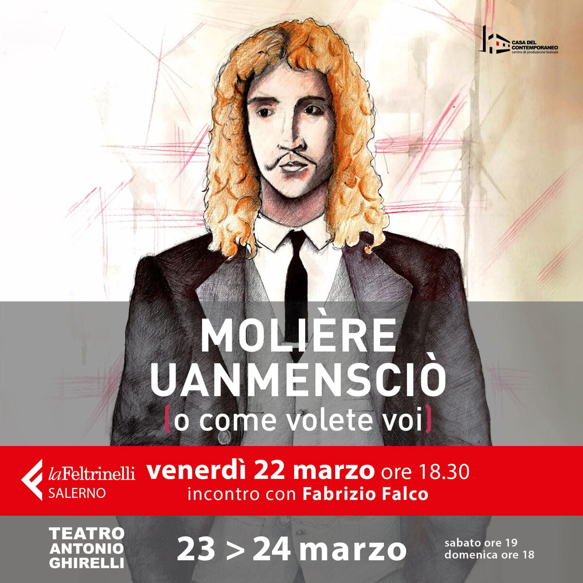 Arriva a Salerno Molière uanmensciò (o come volete voi): in scena al Teatro Ghirelli