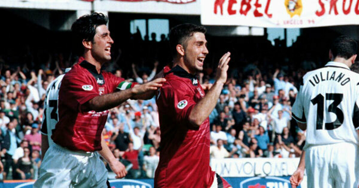 Di Michele inventa e Di Vaio fa gol: 25 anni dopo, Salerno ricorda la storica vittoria sulla Juventus