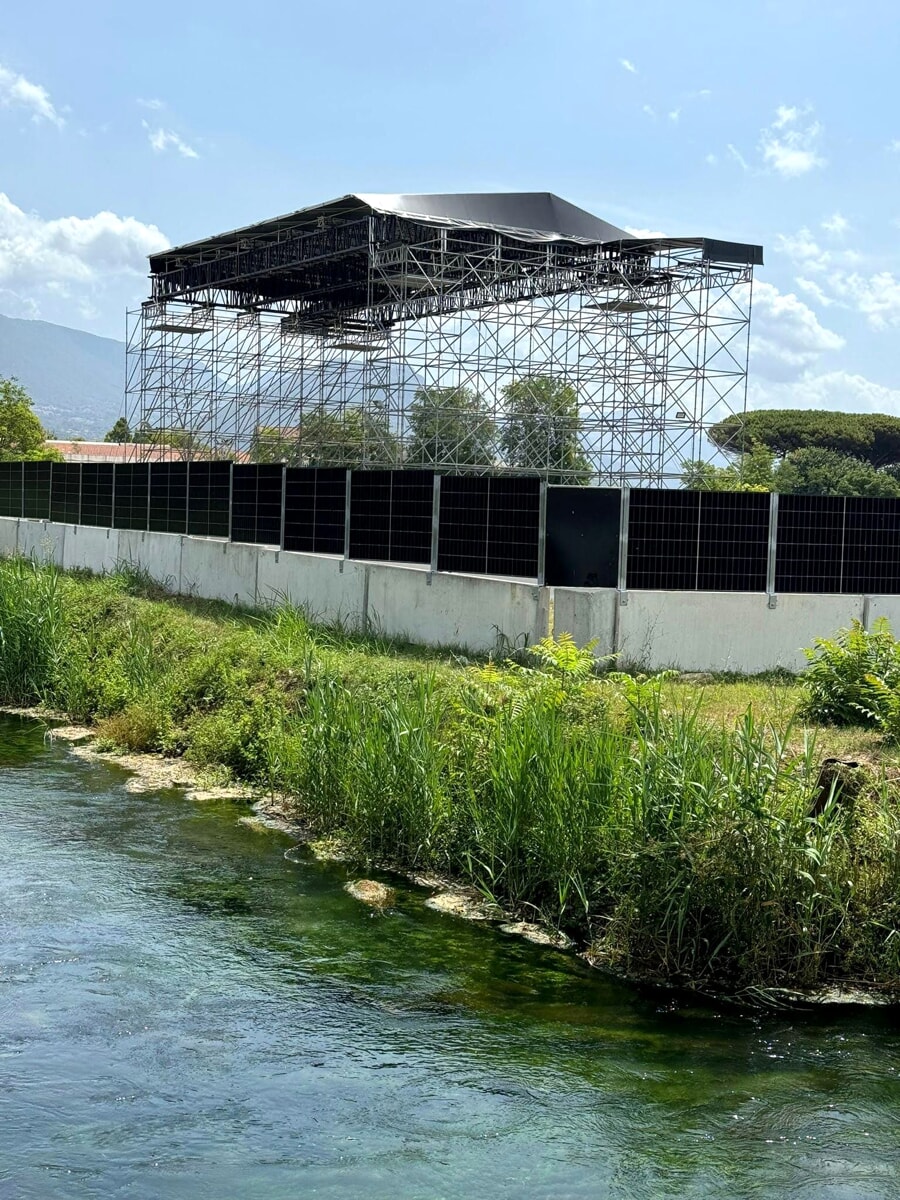 Arena dei Templi di Paestum: arrivano i pannelli fotovoltaici per alimentare gran parte degli spazi