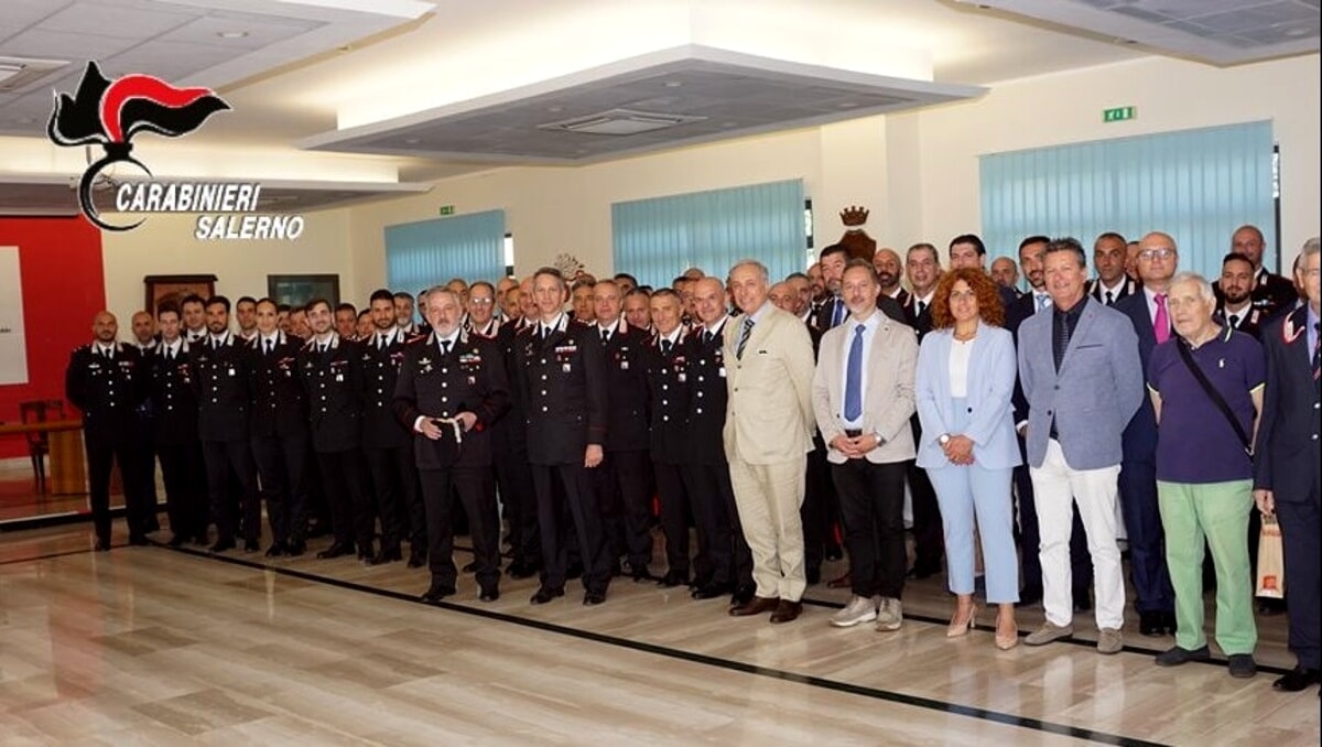 Salerno, il comandante della Legione Carabinieri “Campania” in visita al comando provinciale