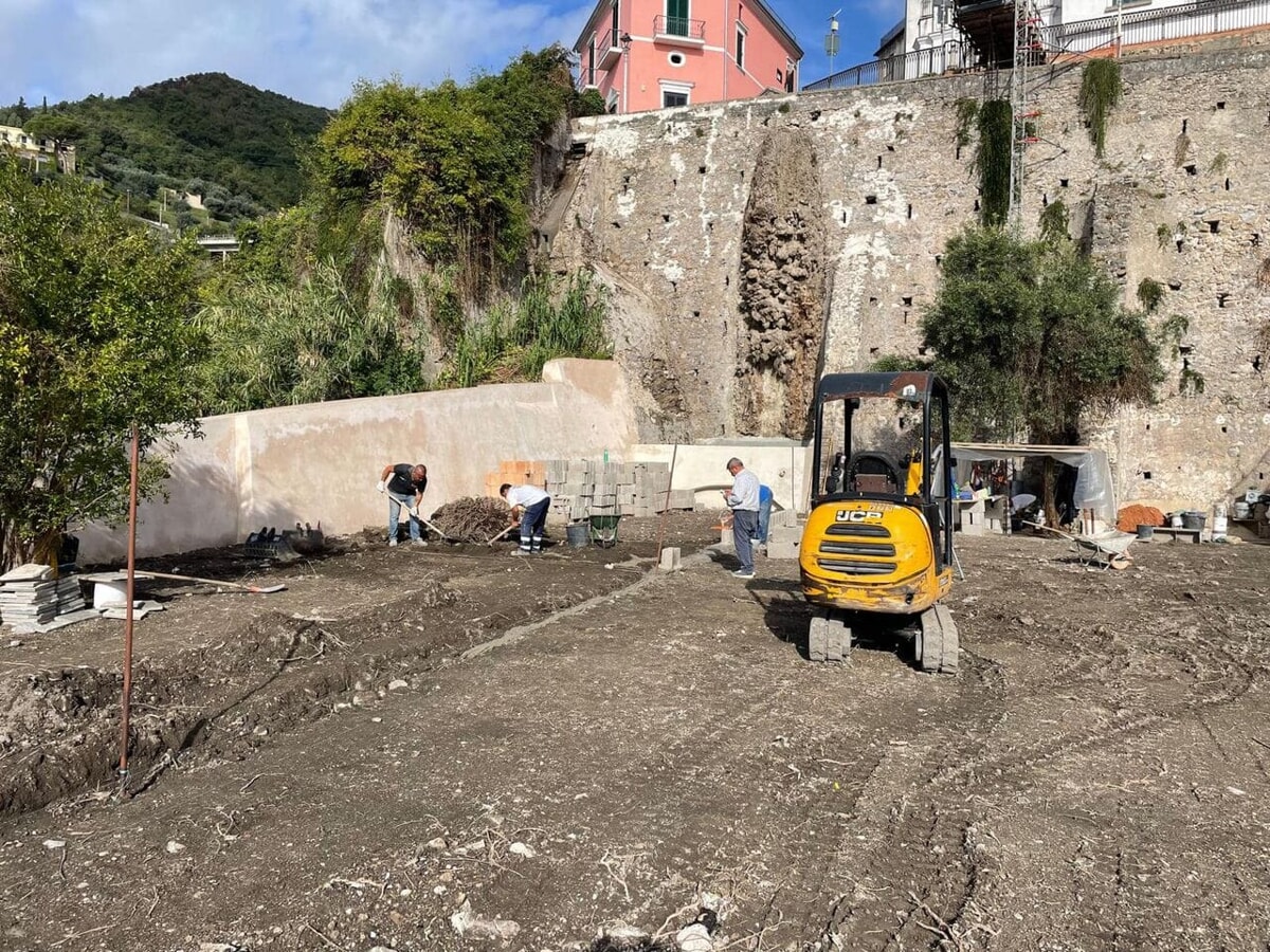 Salerno, quasi ultimati i lavori ai Giardini della Minerva: soddisfatto Loffredo